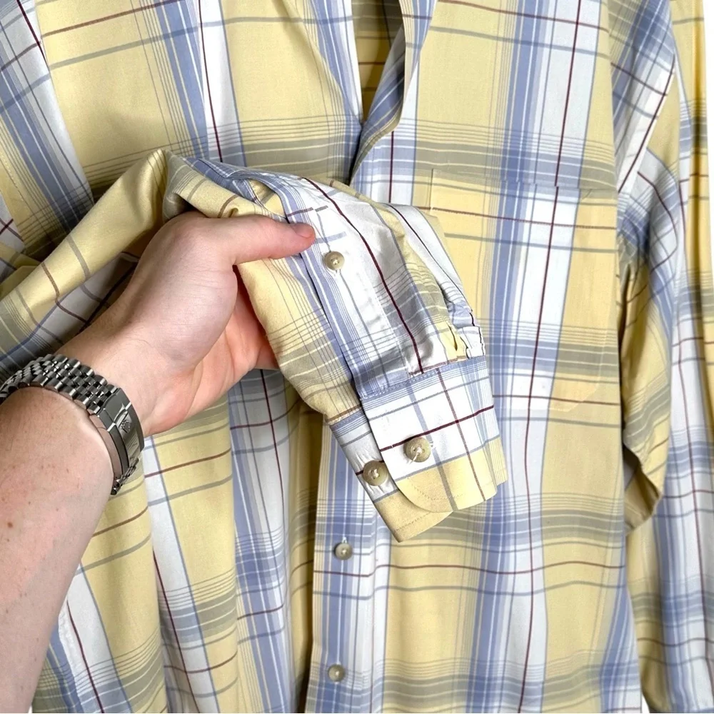 Pendleton plaid button